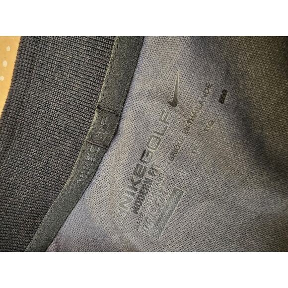 Nike Golf Shirt Mens Size 2XL 833079-063 Gray Blade Collar Raglan Wool Blend - Picture 5 of 11